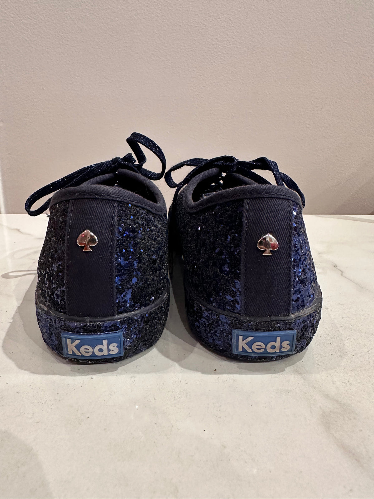 Blue cheap sparkly keds