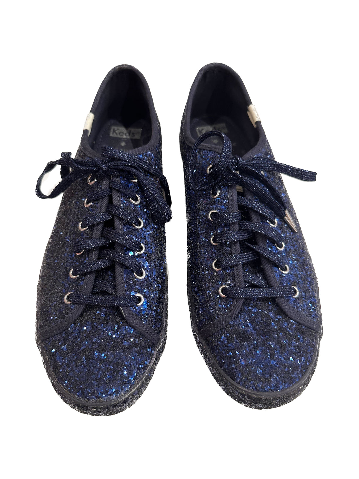 Navy blue store glitter keds