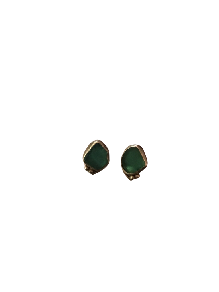 Vintage Sea Glass Earrings