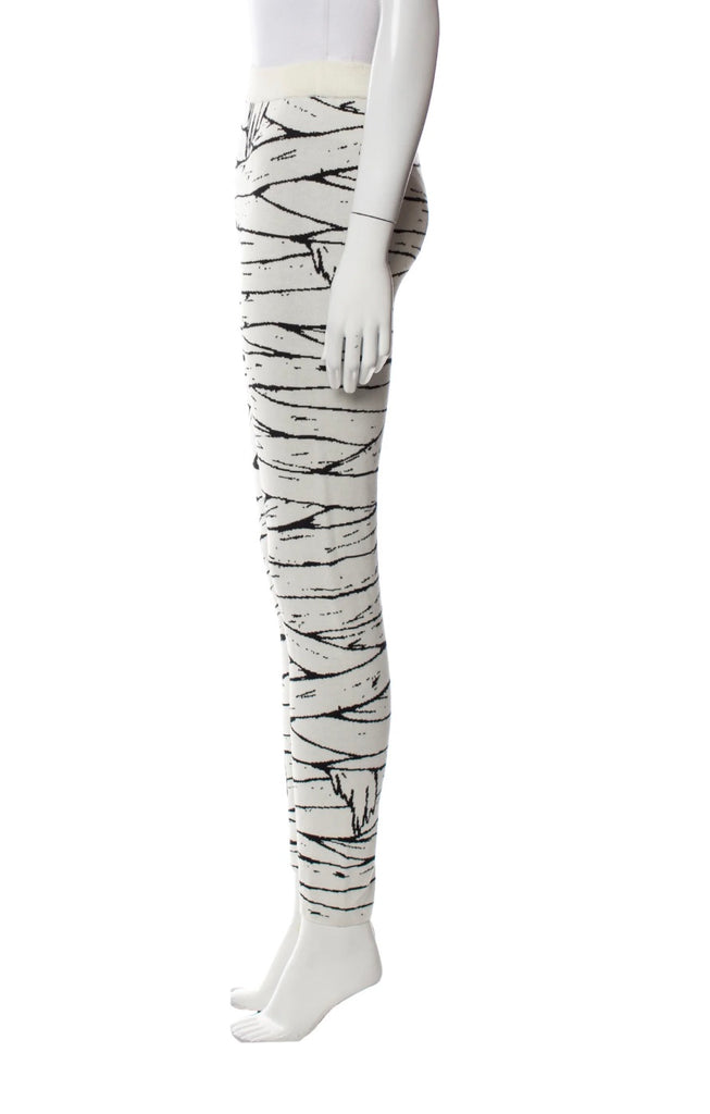 Moschino Couture Printed Skinny Leg Mummy Pants - Medium