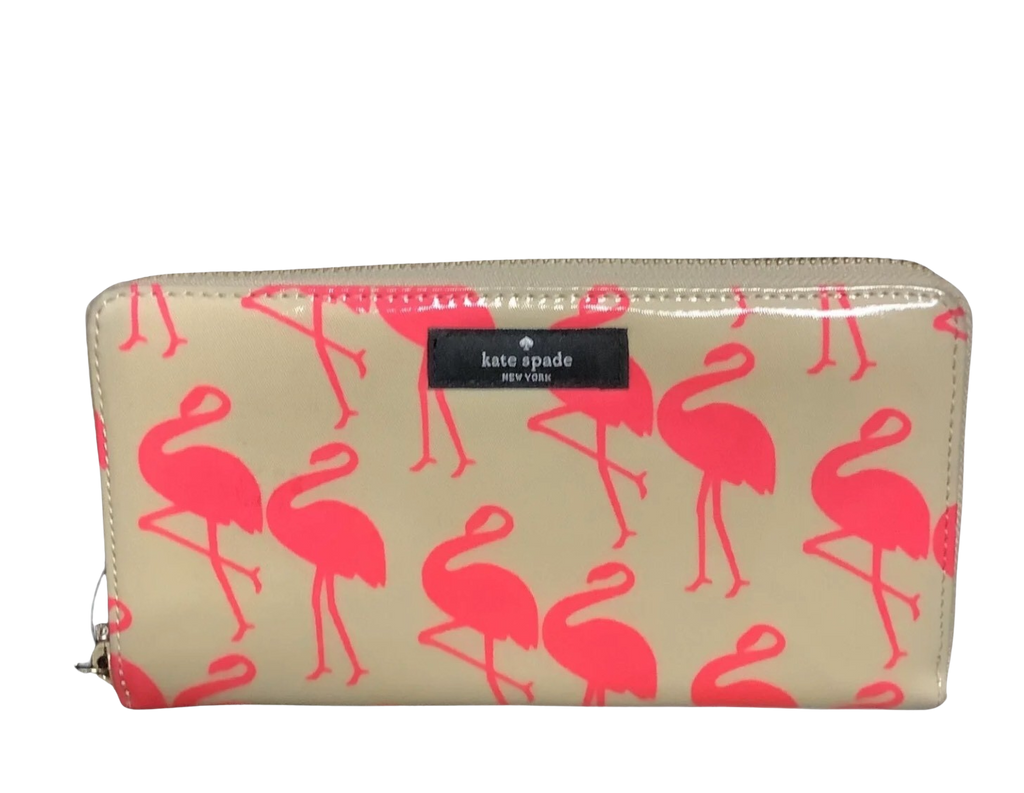 Flamingo wallet kate spade sale