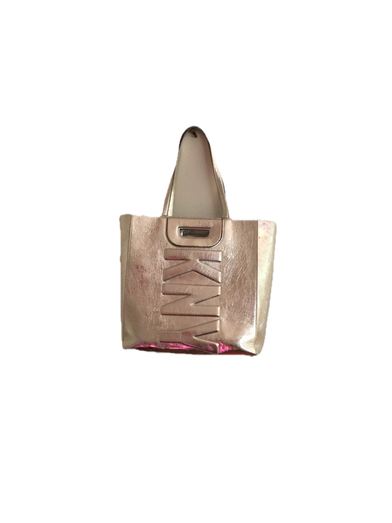 Silver DKNY Tote Bag