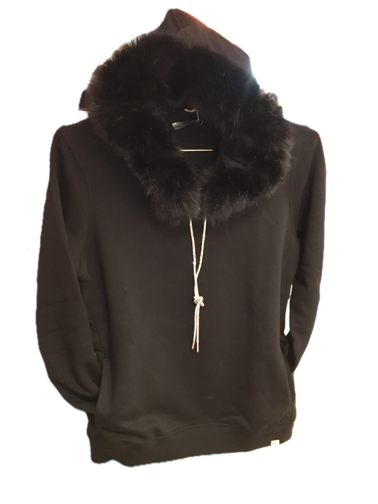 Faux Fur Hoodie